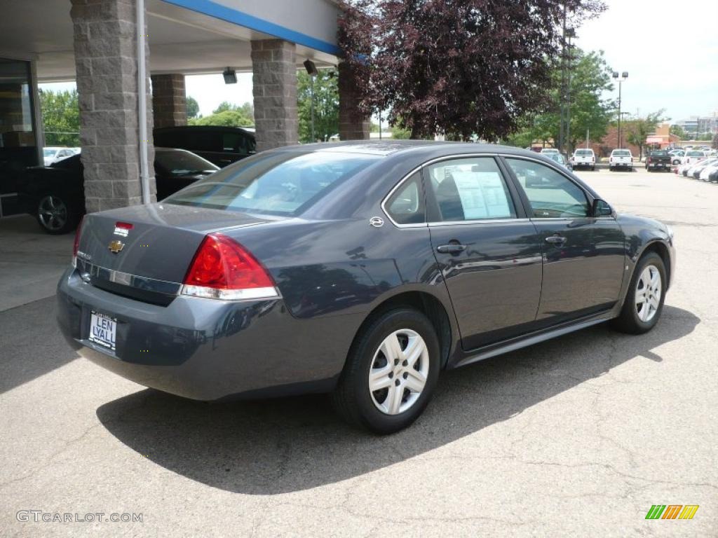 2009 Impala LS - Slate Metallic / Ebony photo #6