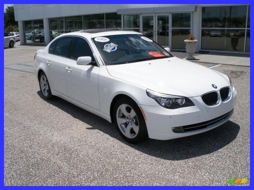 Alpine White BMW 5 Series