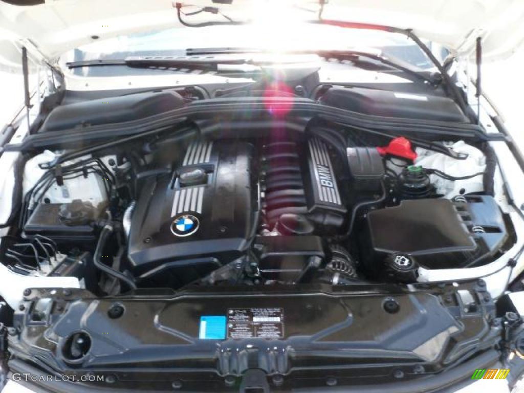 2008 5 Series 528i Sedan - Alpine White / Cream Beige Dakota Leather photo #13