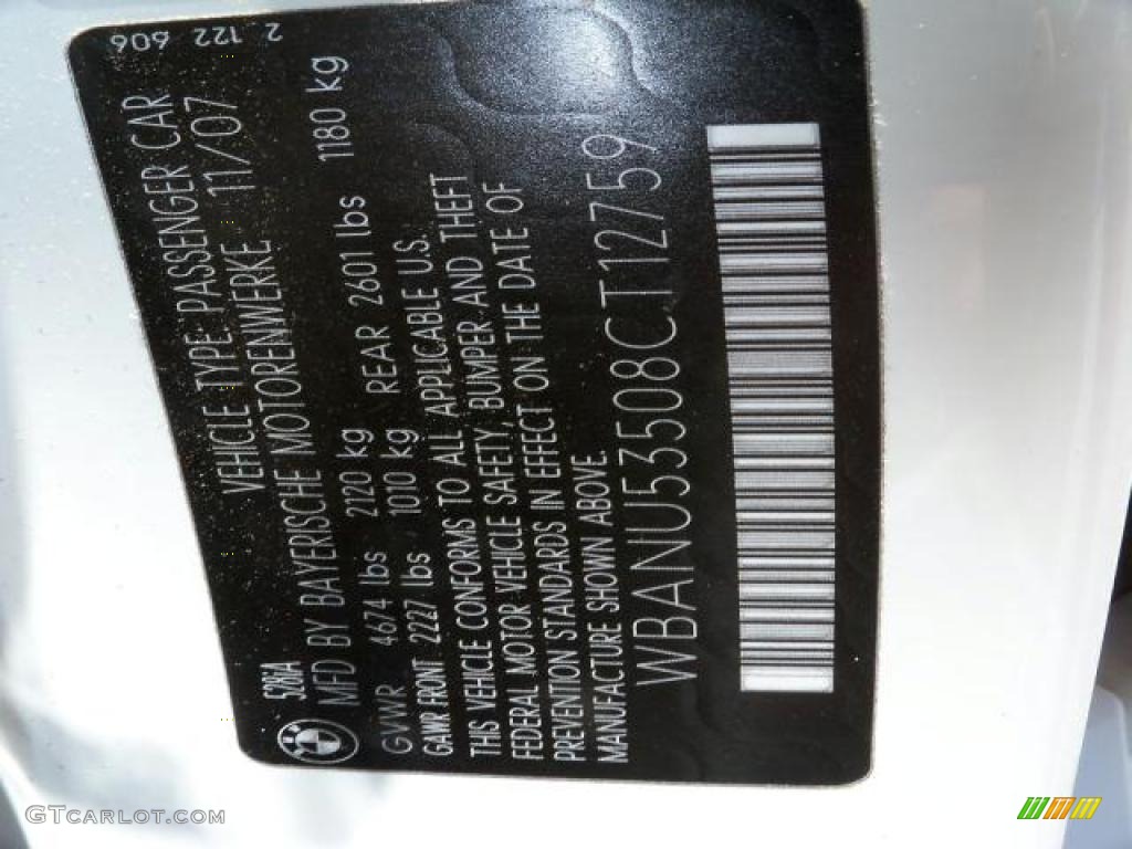 2008 5 Series 528i Sedan - Alpine White / Cream Beige Dakota Leather photo #21