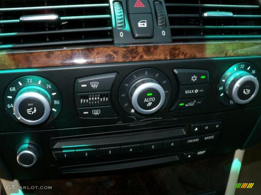 2008 5 Series 528i Sedan - Alpine White / Cream Beige Dakota Leather photo #24