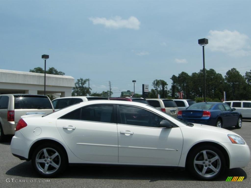 2007 G6 V6 Sedan - Ivory White / Light Taupe photo #6