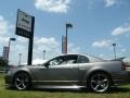 2002 Mineral Grey Metallic Ford Mustang GT Coupe  photo #3