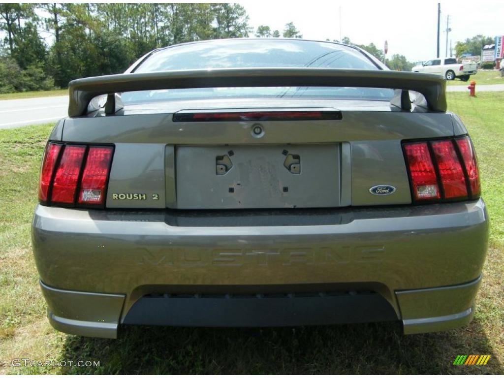 2002 Mustang GT Coupe - Mineral Grey Metallic / Dark Charcoal photo #4