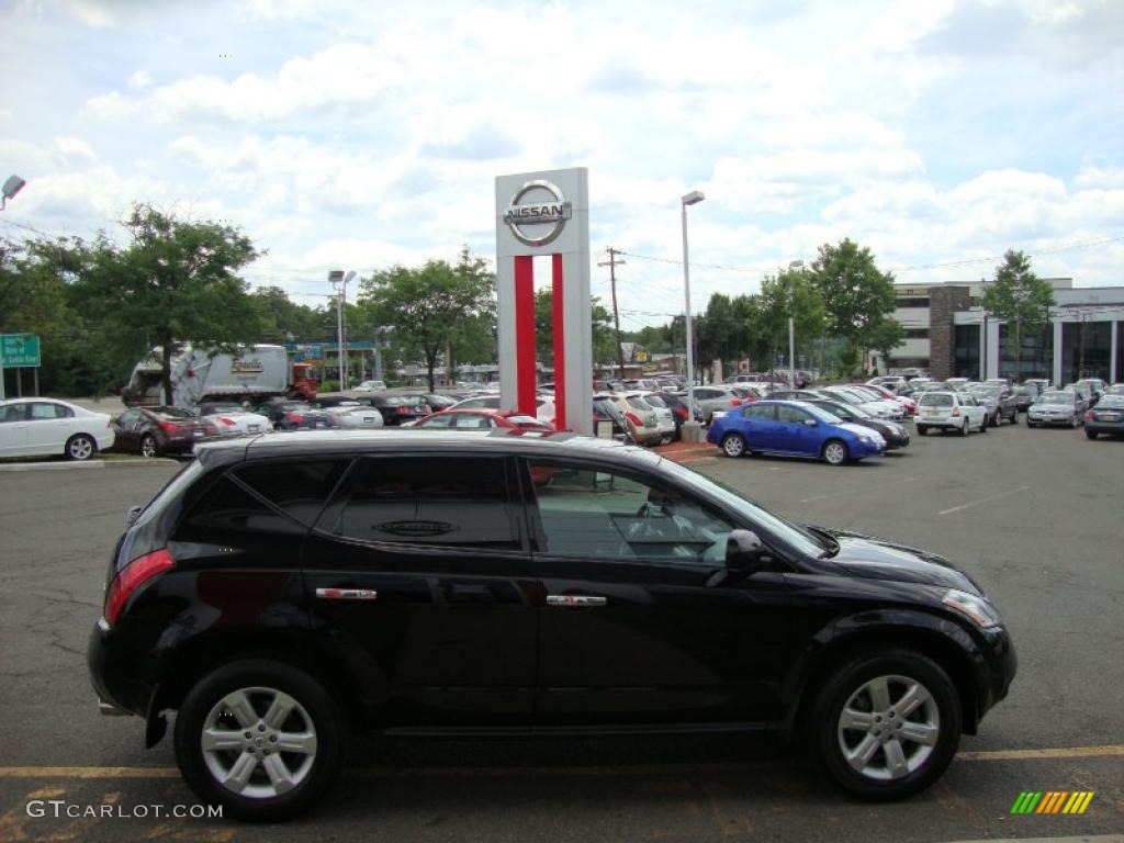 2007 Murano S AWD - Super Black / Charcoal photo #7