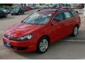 Salsa Red - Jetta TDI SportWagen Photo No. 3