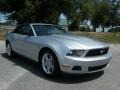 2010 Brilliant Silver Metallic Ford Mustang V6 Convertible  photo #7