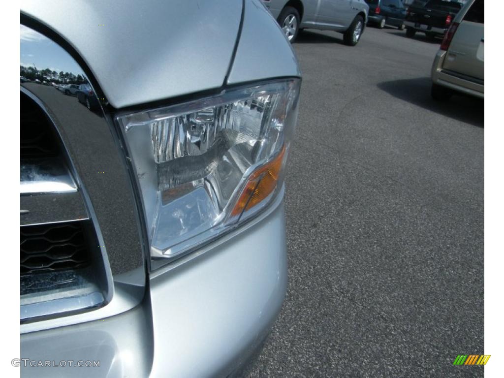 2009 Ram 1500 SLT Quad Cab - Bright Silver Metallic / Dark Slate/Medium Graystone photo #9