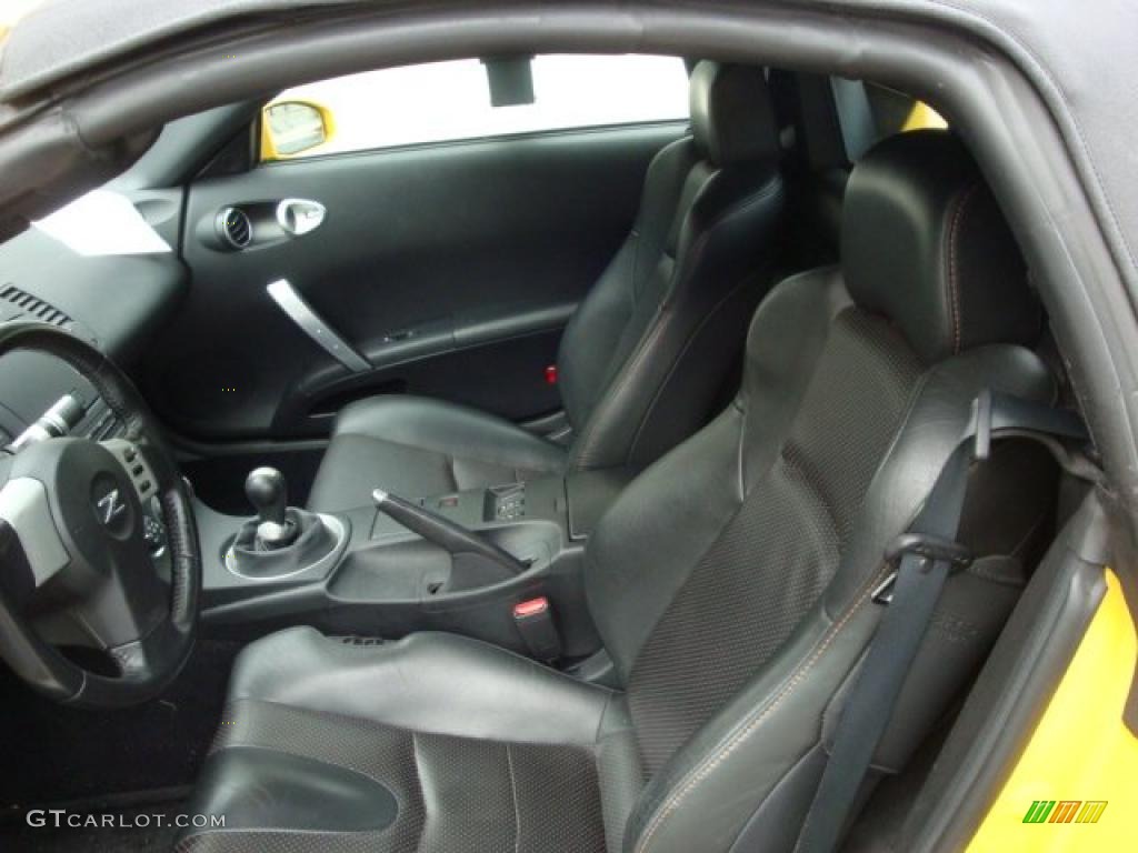 2005 350Z Touring Roadster - Ultra Yellow Metallic / Charcoal photo #7