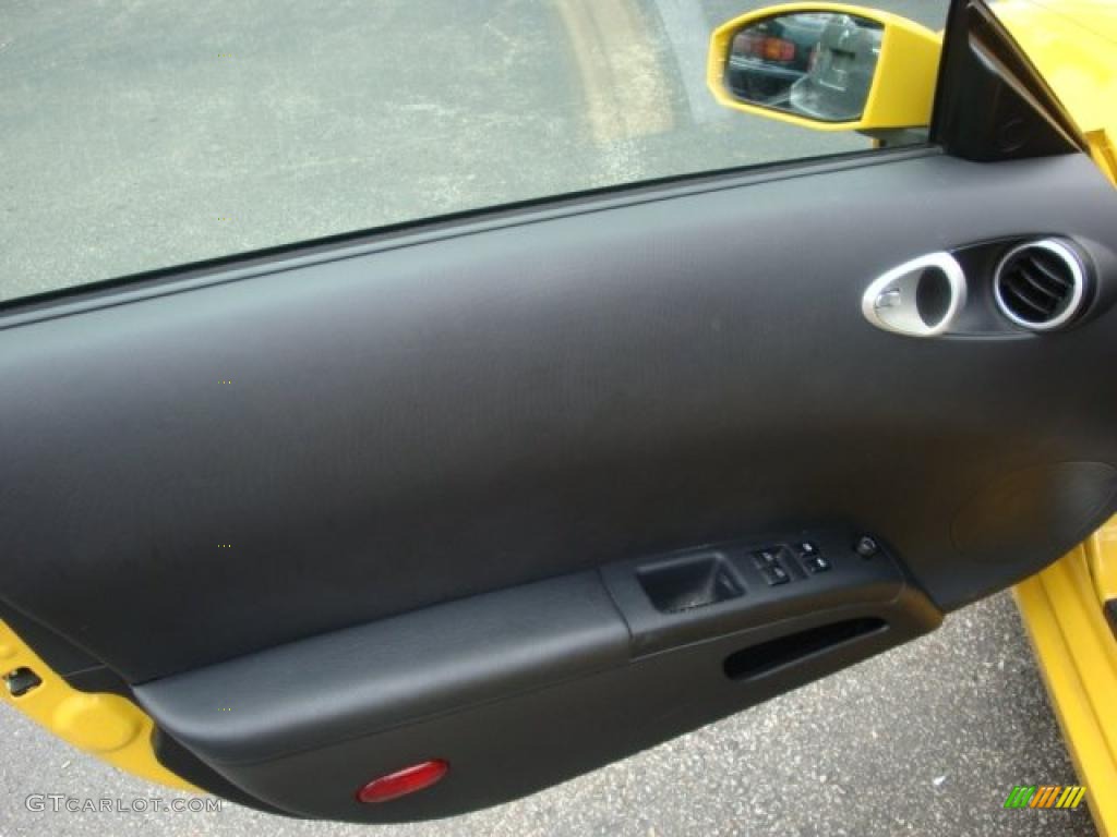 2005 350Z Touring Roadster - Ultra Yellow Metallic / Charcoal photo #14