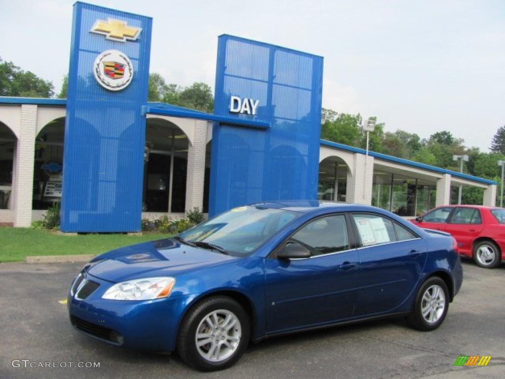 2006 G6 V6 Sedan - Electric Blue Metallic / Ebony photo #1