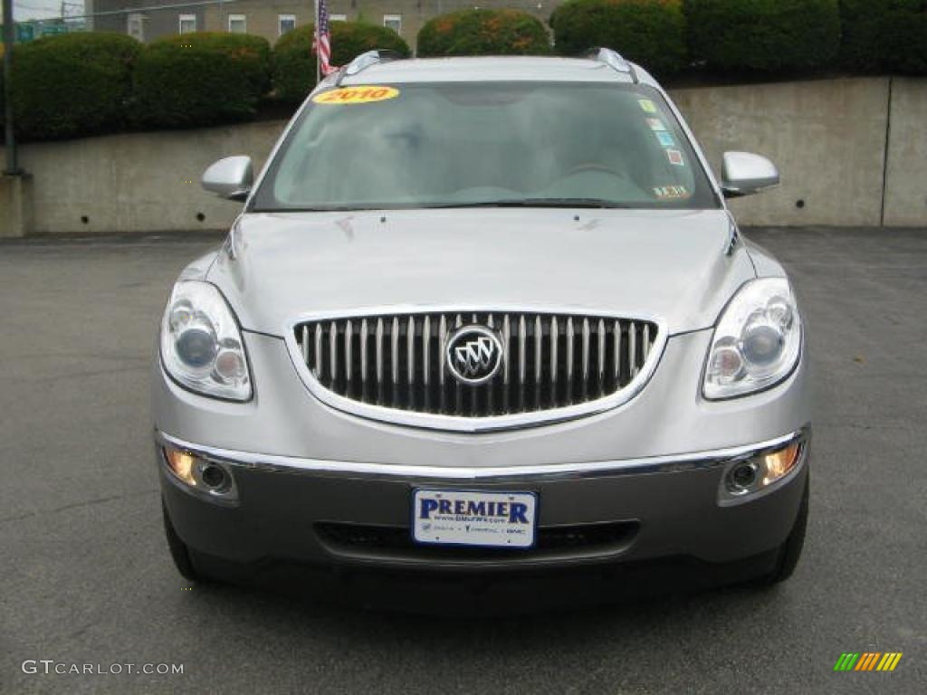 2010 Enclave CXL AWD - Quicksilver Metallic / Titanium/Dark Titanium photo #2