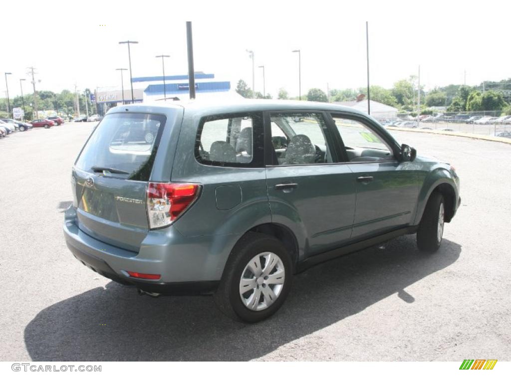 2009 Forester 2.5 X - Sage Green Metallic / Platinum photo #5