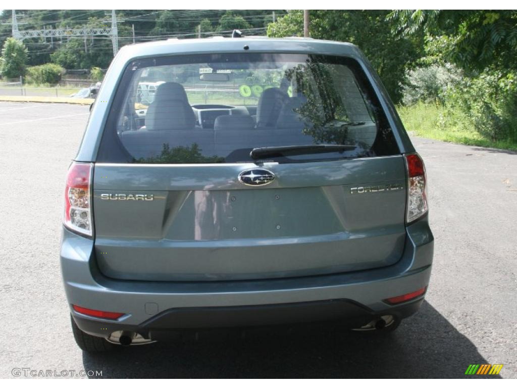2009 Forester 2.5 X - Sage Green Metallic / Platinum photo #6
