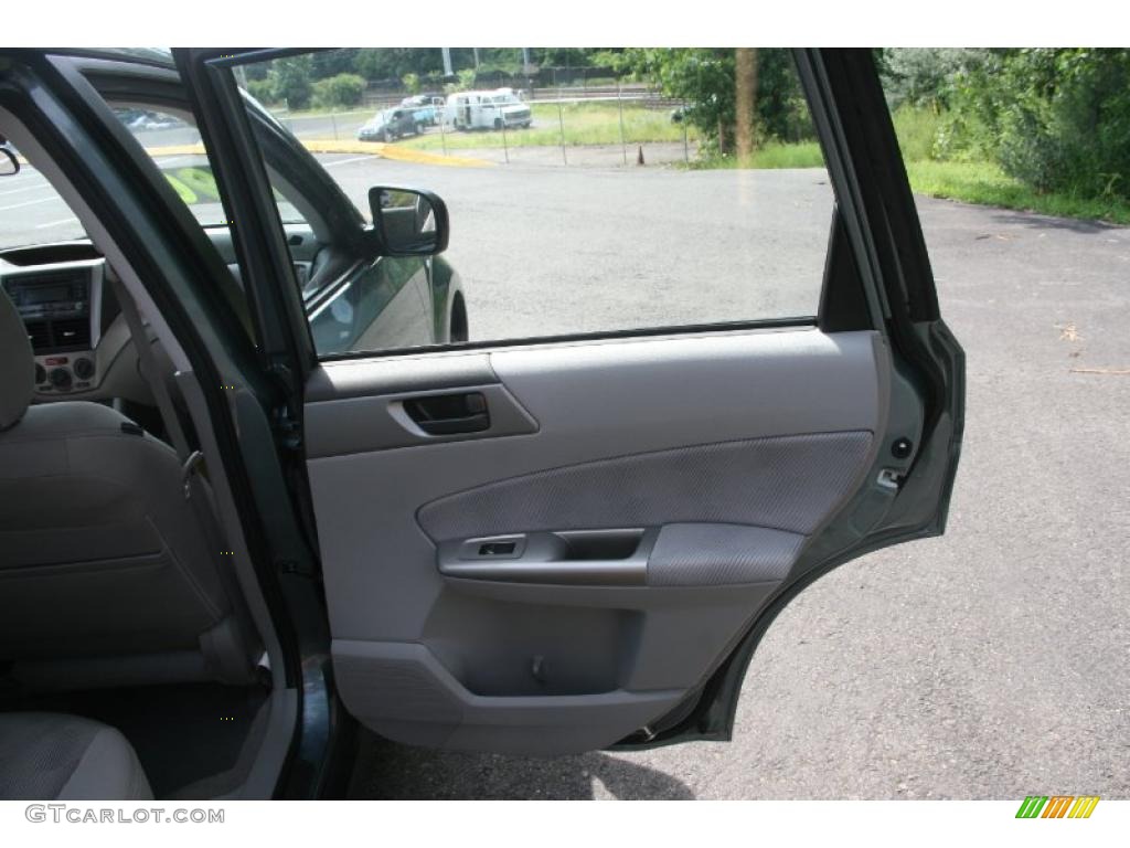 2009 Forester 2.5 X - Sage Green Metallic / Platinum photo #15