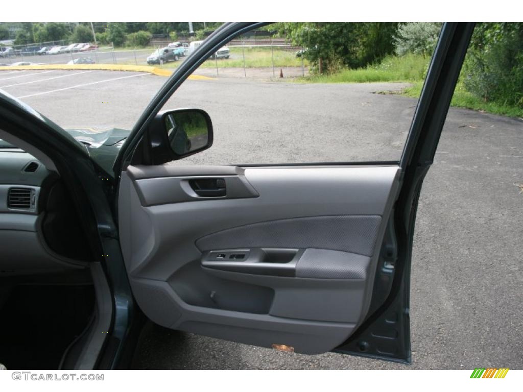 2009 Forester 2.5 X - Sage Green Metallic / Platinum photo #16