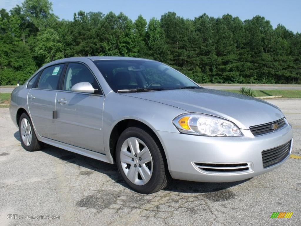 2011 Impala LS - Silver Ice Metallic / Ebony photo #7