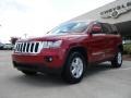 2011 Inferno Red Crystal Pearl Jeep Grand Cherokee Laredo  photo #7