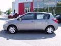 2011 Magnetic Gray Metallic Nissan Versa 1.8 S Hatchback  photo #2