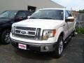 2010 White Platinum Metallic Tri Coat Ford F150 Lariat SuperCrew 4x4  photo #1