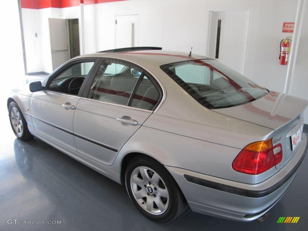 2000 3 Series 328i Sedan - Titanium Silver Metallic / Grey photo #4