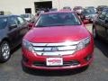 2010 Red Candy Metallic Ford Fusion SE  photo #3