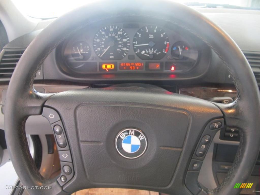 2000 3 Series 328i Sedan - Titanium Silver Metallic / Grey photo #14