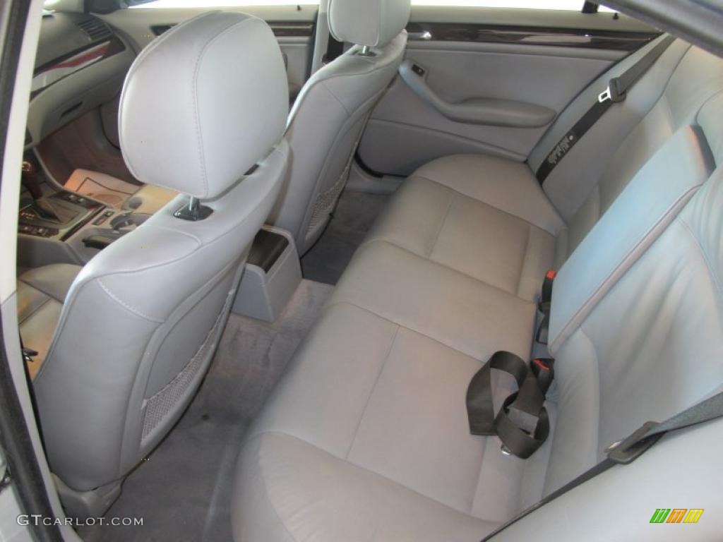 2000 3 Series 328i Sedan - Titanium Silver Metallic / Grey photo #20