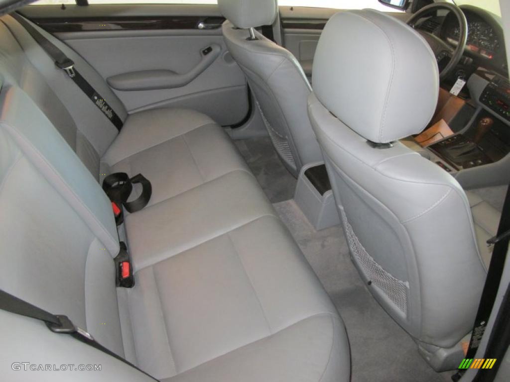 2000 3 Series 328i Sedan - Titanium Silver Metallic / Grey photo #24