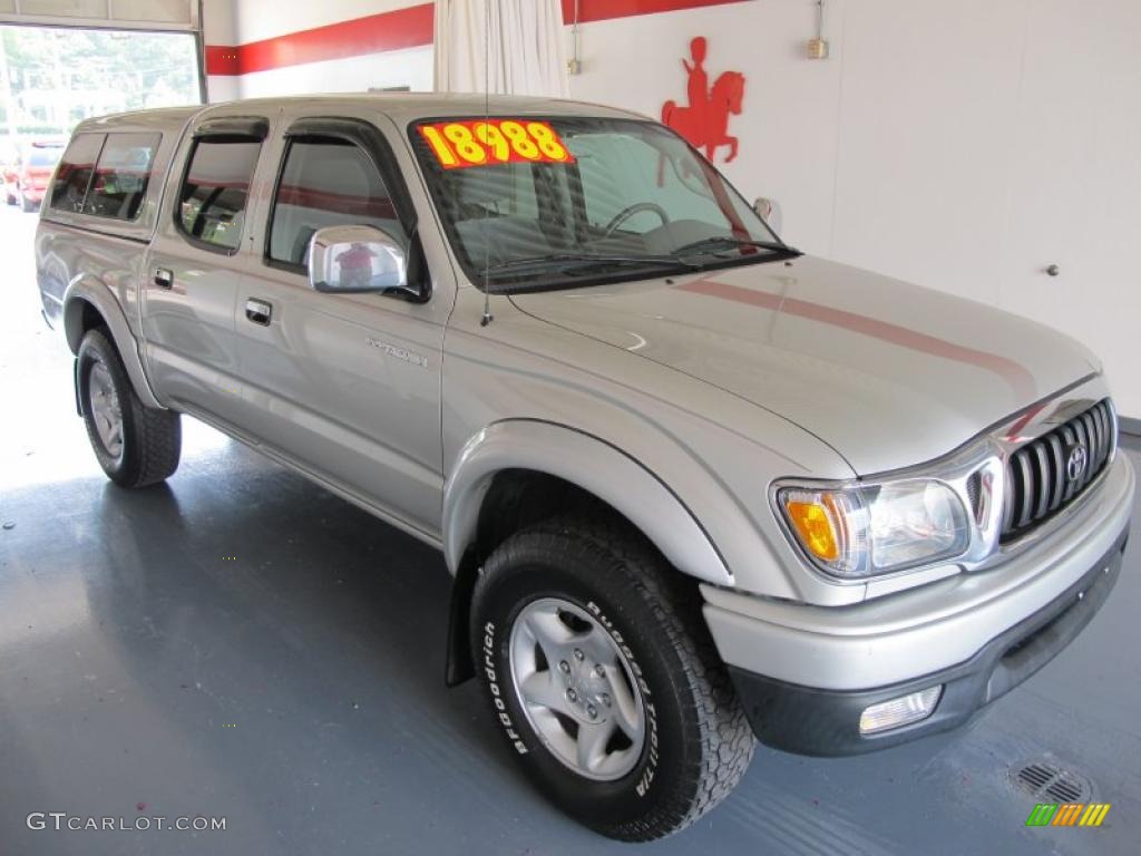 2004 Tacoma V6 PreRunner Double Cab - Lunar Mist Metallic / Charcoal photo #1