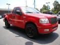 2005 Bright Red Ford F150 STX Regular Cab  photo #4