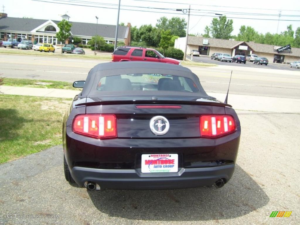 2011 Mustang V6 Premium Convertible - Ebony Black / Charcoal Black photo #6