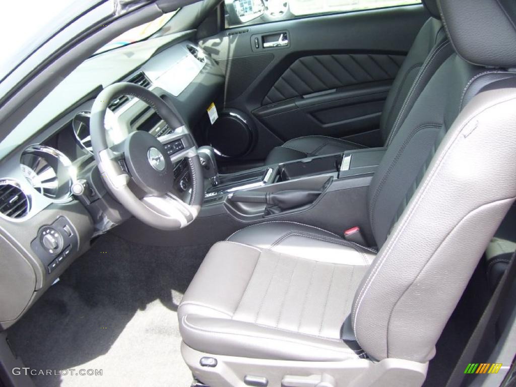 2011 Mustang V6 Premium Convertible - Ebony Black / Charcoal Black photo #7
