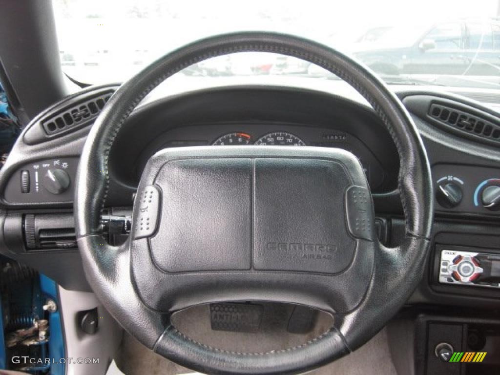 1995 Chevrolet Camaro Coupe Dark Gray Steering Wheel Photo #33451774