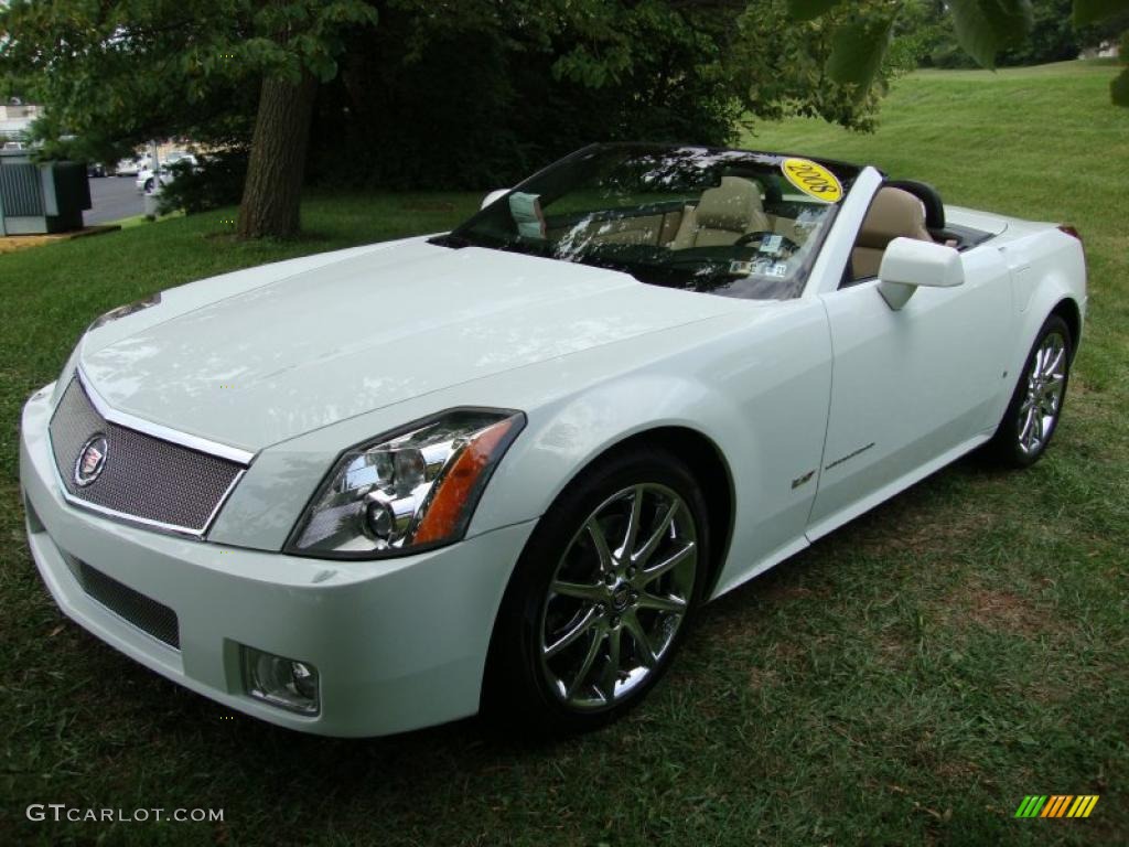 2008 XLR -V Series Roadster - Alpine White / Cashmere/Ebony photo #2