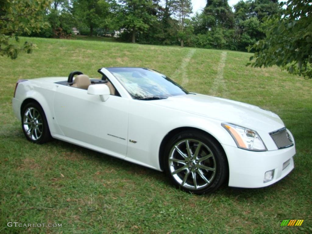 2008 XLR -V Series Roadster - Alpine White / Cashmere/Ebony photo #6