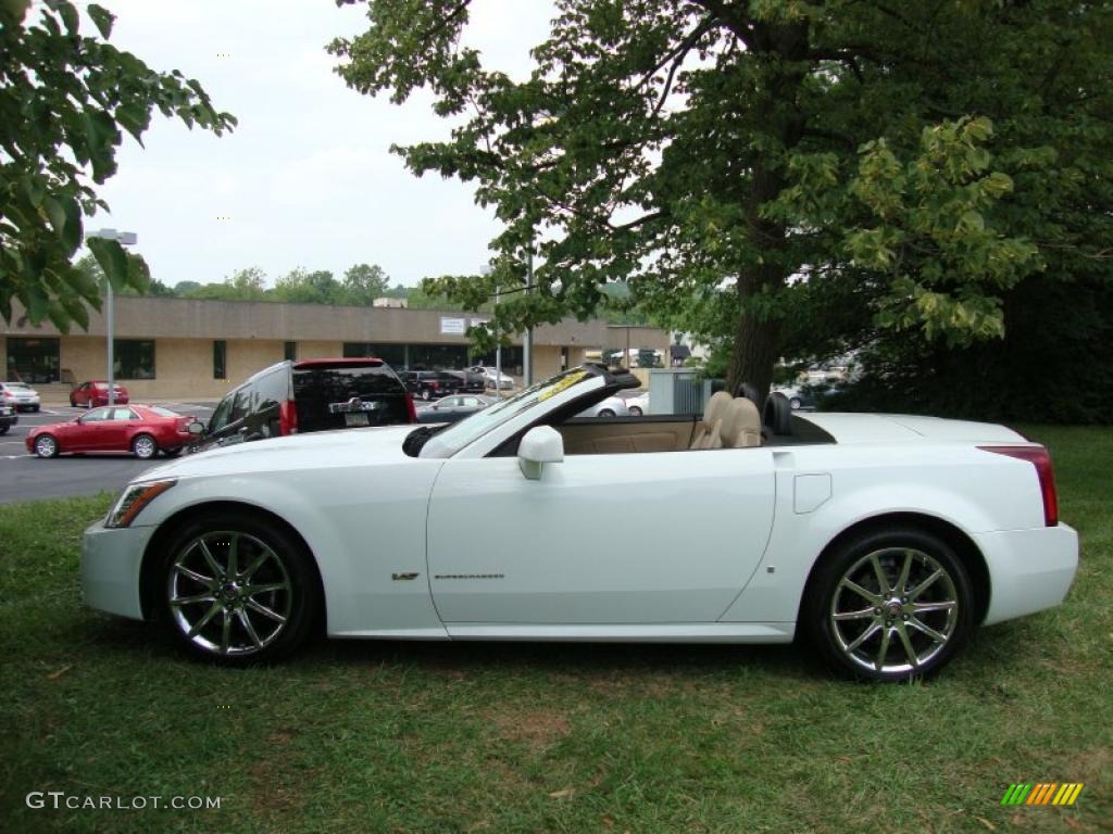 2008 XLR -V Series Roadster - Alpine White / Cashmere/Ebony photo #11