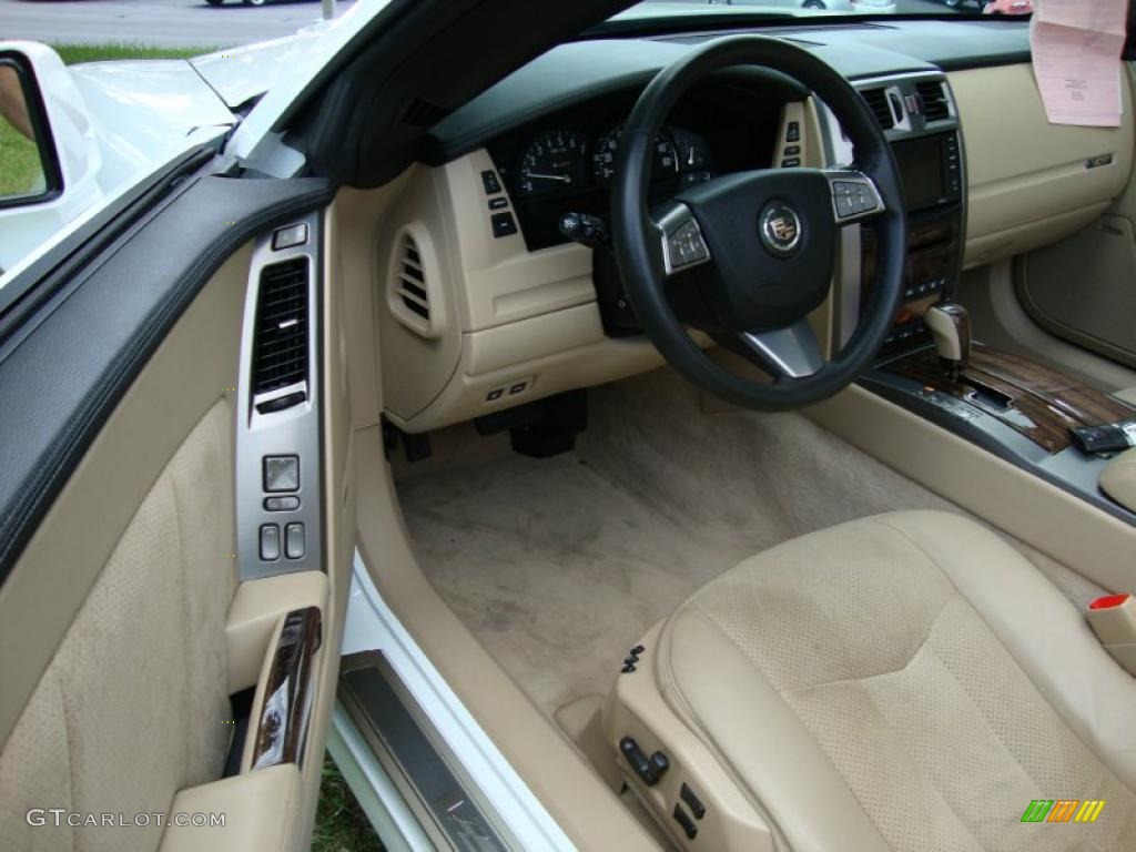 2008 XLR -V Series Roadster - Alpine White / Cashmere/Ebony photo #13