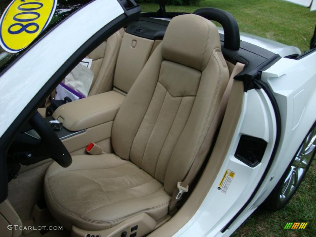 2008 XLR -V Series Roadster - Alpine White / Cashmere/Ebony photo #17