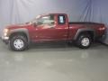 2007 Deep Ruby Red Metallic Chevrolet Colorado LT Extended Cab 4x4  photo #2