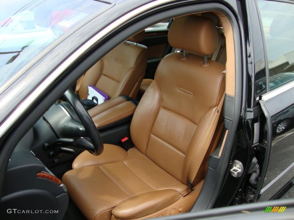 2005 A8 L 4.2 quattro - Brilliant Black / Black/Amaretto photo #16