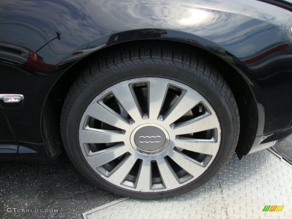 2005 A8 L 4.2 quattro - Brilliant Black / Black/Amaretto photo #26