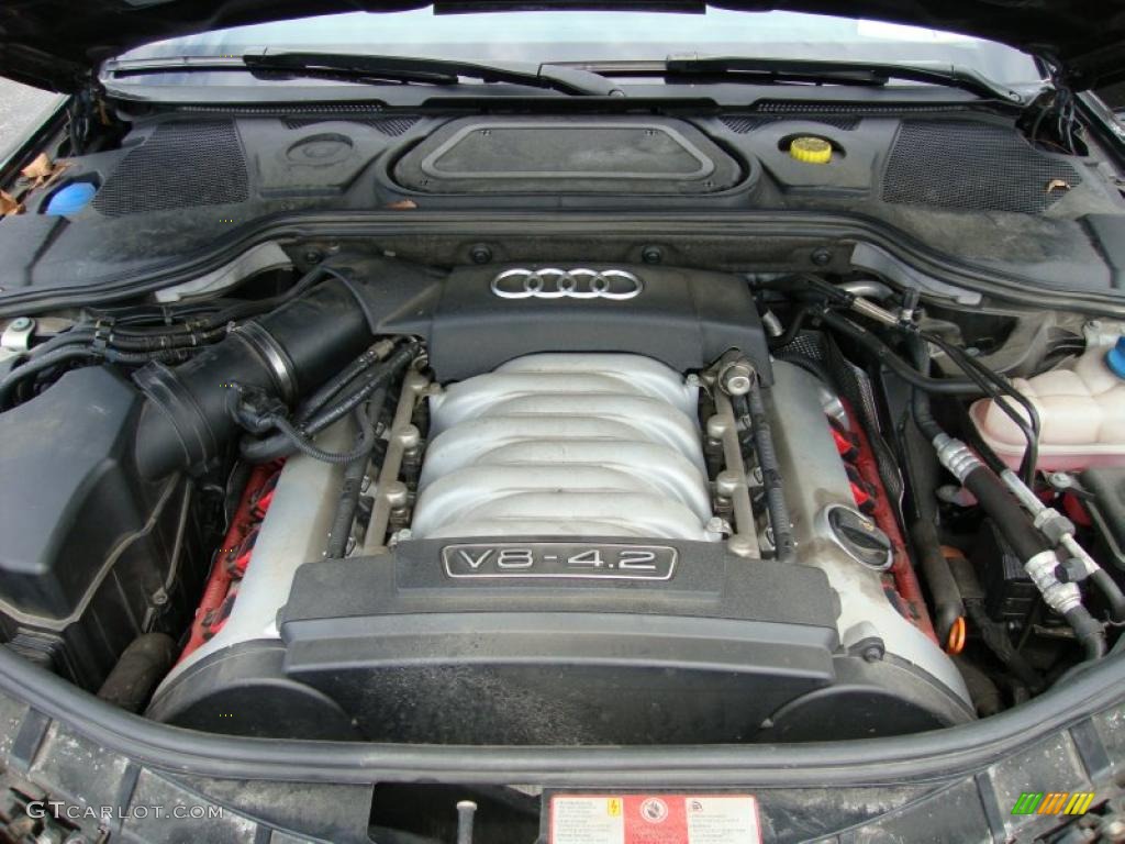 2005 A8 L 4.2 quattro - Brilliant Black / Black/Amaretto photo #27