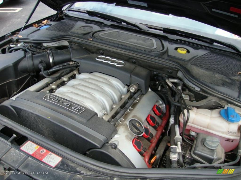 2005 A8 L 4.2 quattro - Brilliant Black / Black/Amaretto photo #28