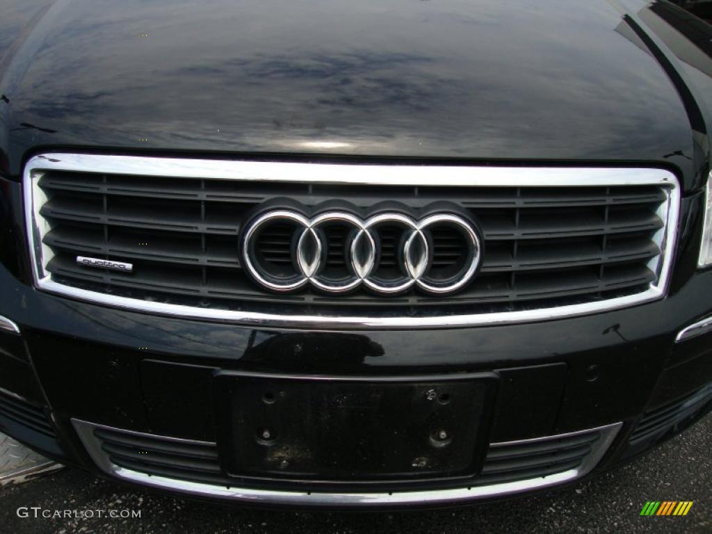 2005 A8 L 4.2 quattro - Brilliant Black / Black/Amaretto photo #29