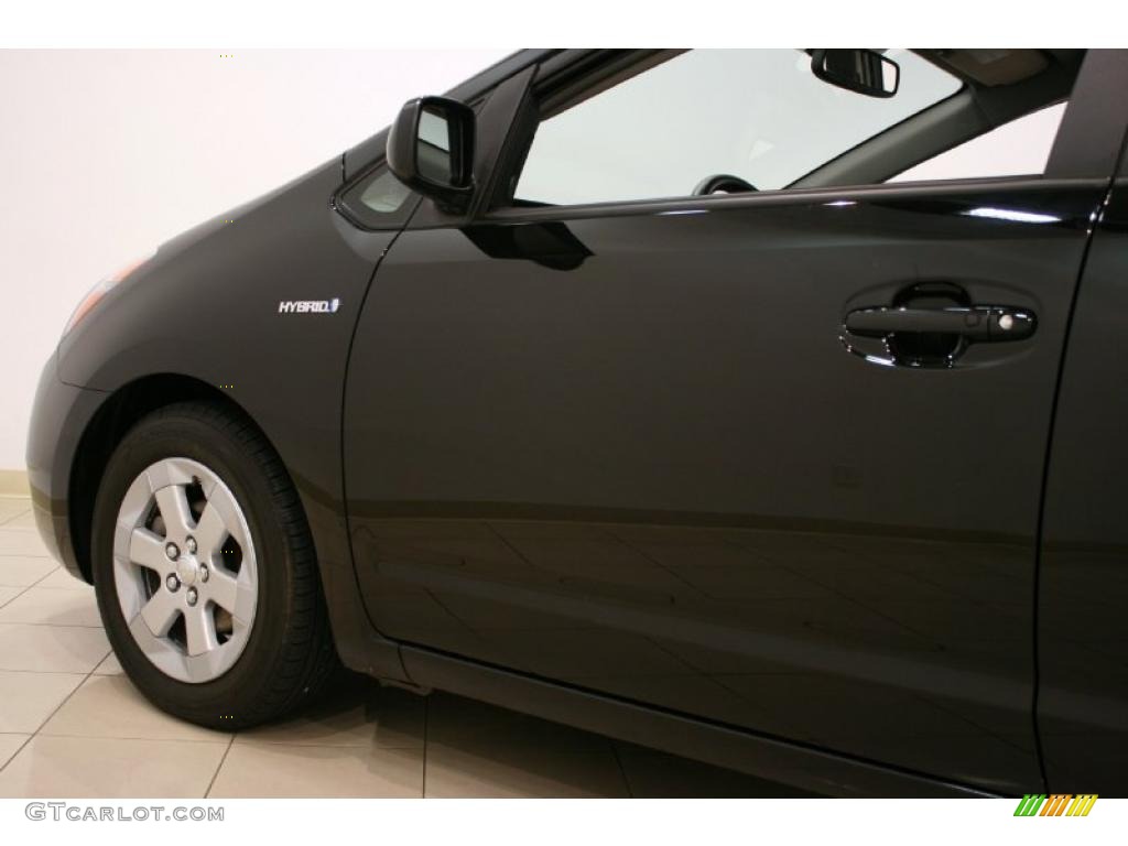 2007 Prius Hybrid - Black / Dark Gray photo #31