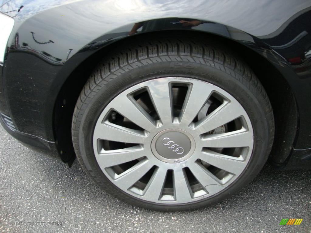2005 A8 L 4.2 quattro - Brilliant Black / Black/Amaretto photo #30