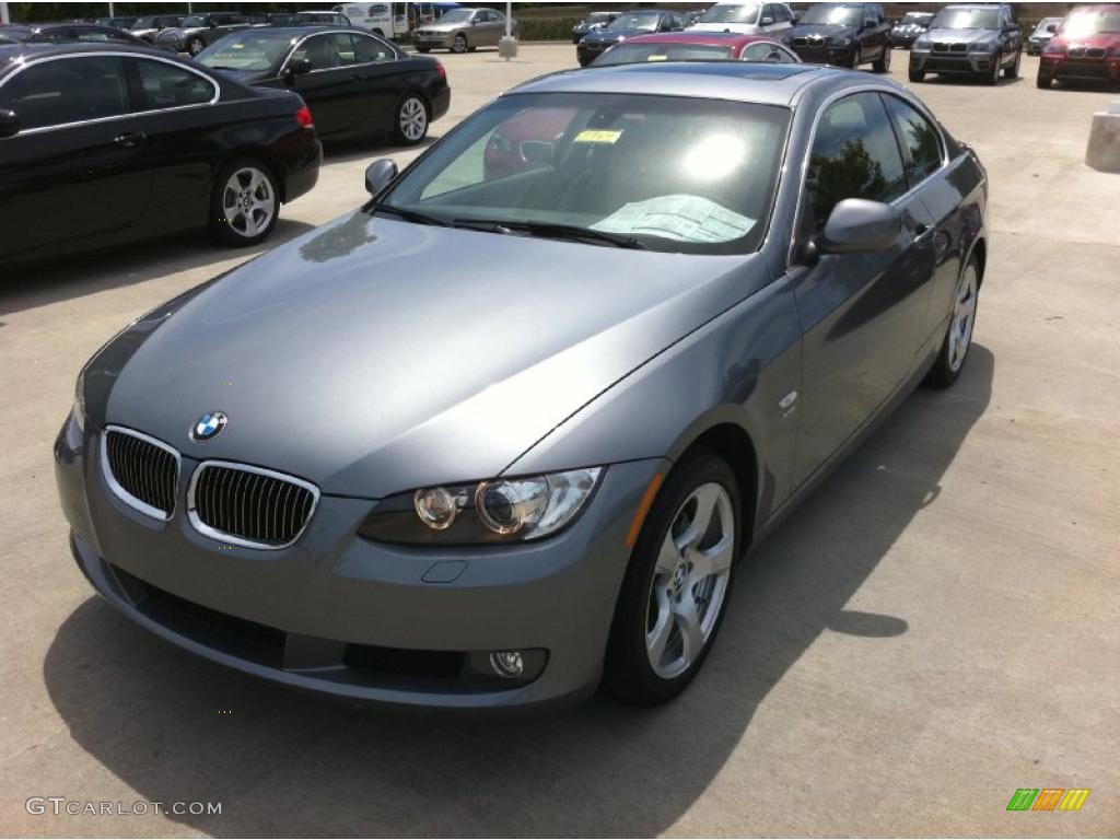 2010 3 Series 328i xDrive Coupe - Space Gray Metallic / Black photo #1