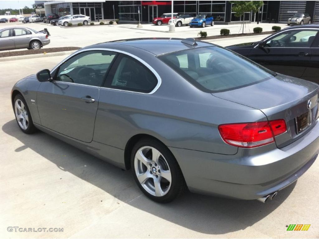 2010 3 Series 328i xDrive Coupe - Space Gray Metallic / Black photo #3