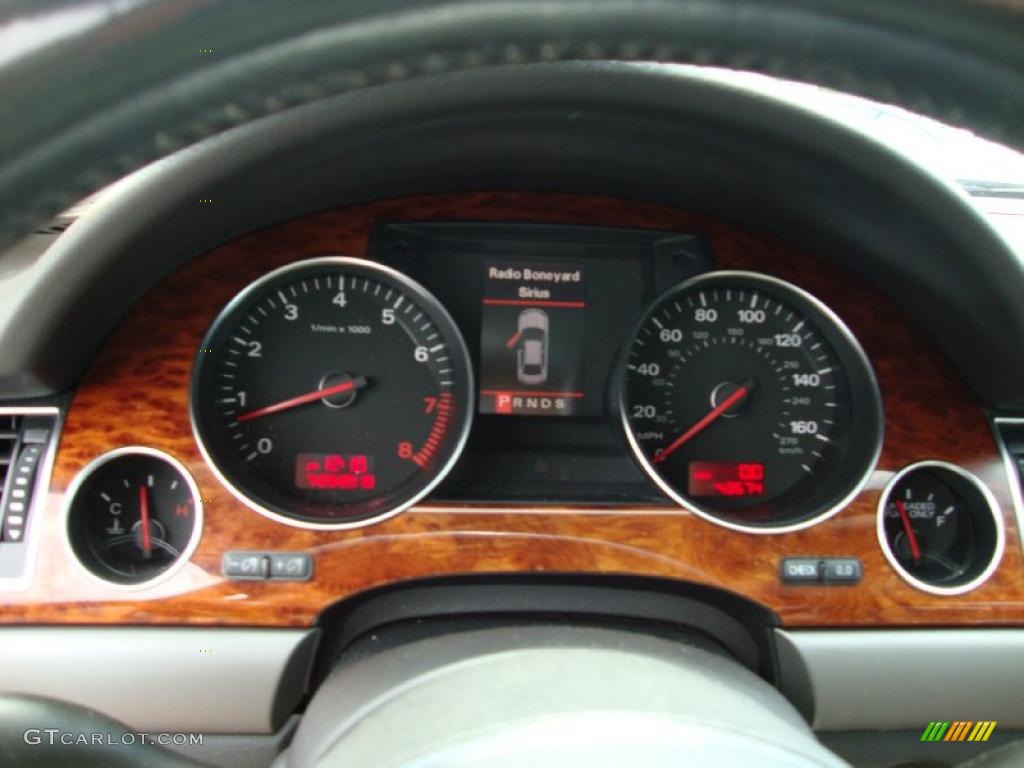 2005 A8 L 4.2 quattro - Brilliant Black / Black/Amaretto photo #42